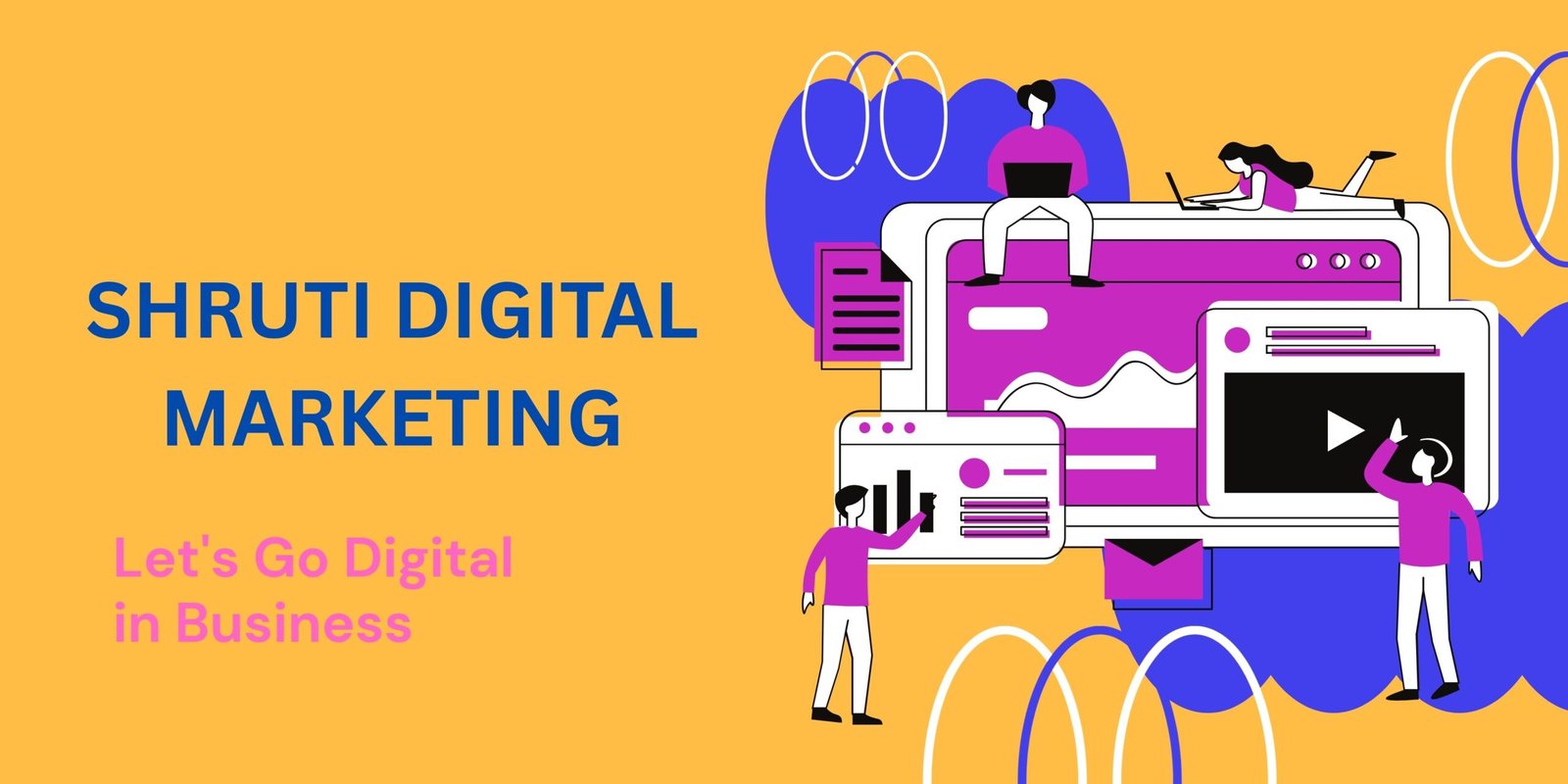 Yellow Illustrative Web Design Promotion Banner (2)
